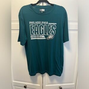 NFL Team Apparel Philadelphia Eagles Short Sleeve T-Shirt Size Men’s Lar…